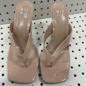 Mix NO.6 women’s heels. Pink. Used.